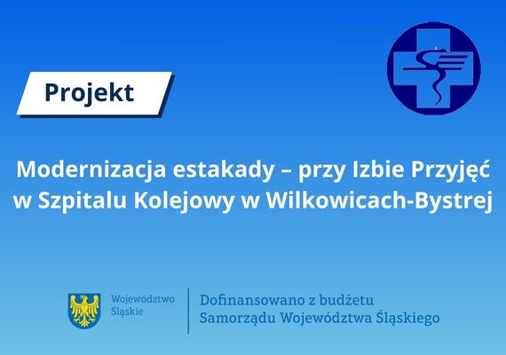 Modernizacja estakady – przy Izbie Przyjęć w Szpitalu Kolejowym w Wilkowicach-Bystrej